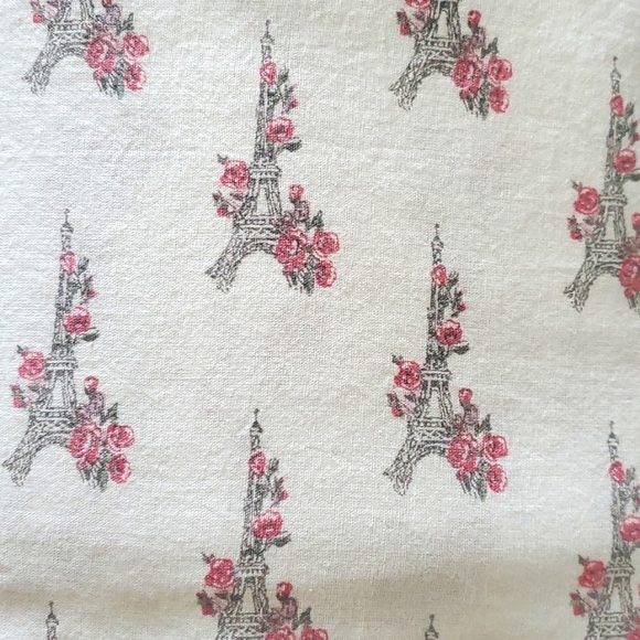 Nanette Lepore Twin Sheet 3 piece set / Eiffel Tower - Picture 3 of 8